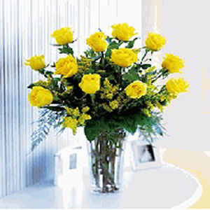Denville Florist | Dozen Yellow Roses